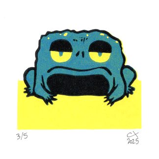 Crapaud grognon - 3 couleurs